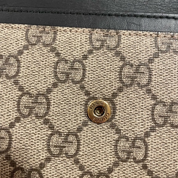 Gucci Black Leather Peony Pearl-Studded Wallet, 431474 - Picture 10 of 12